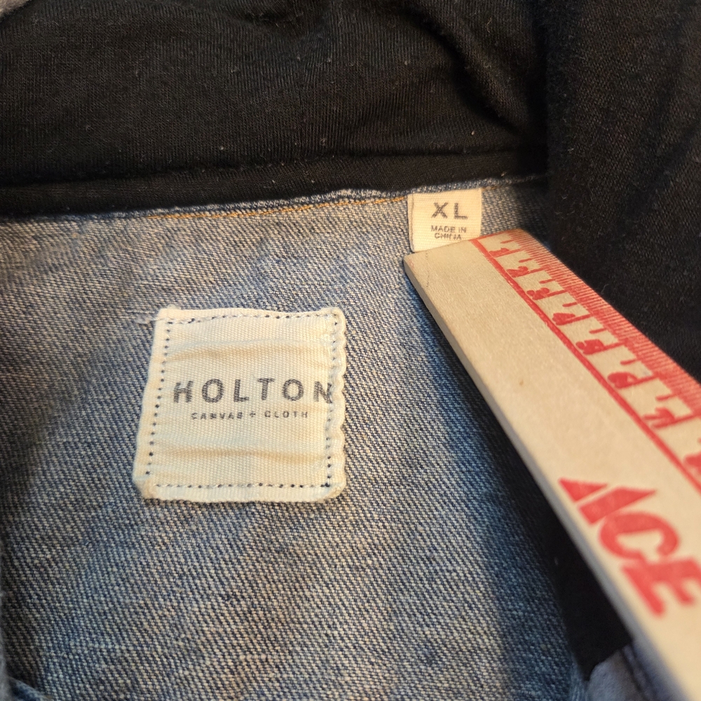 Holton Canvas Woman's XL Blue Jean Jacket - Picture 10 of 14